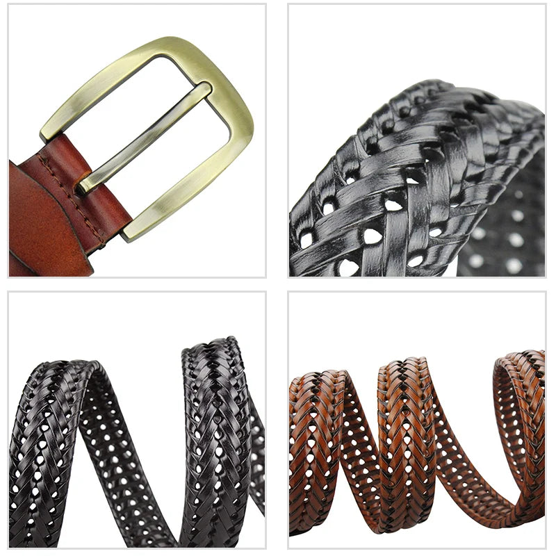 ceinture homme tressee