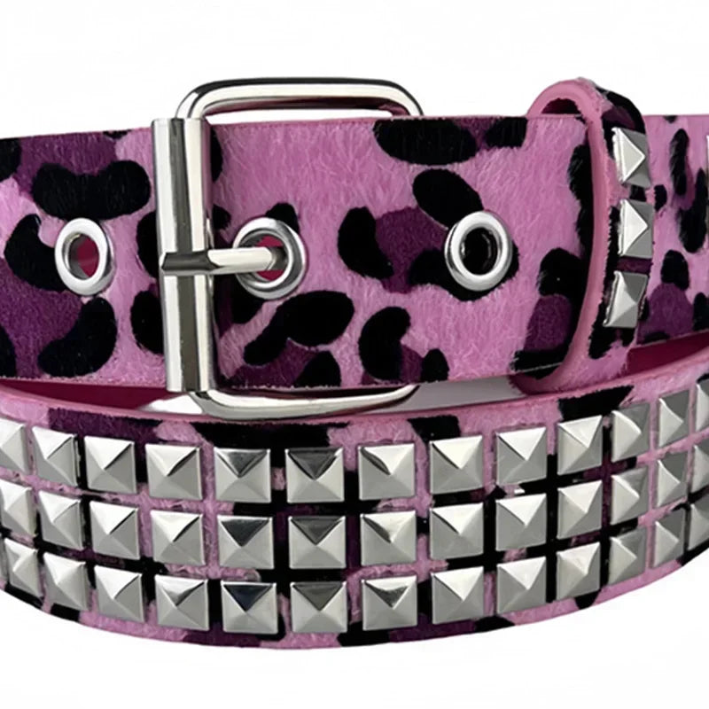 ceinture femme léopard