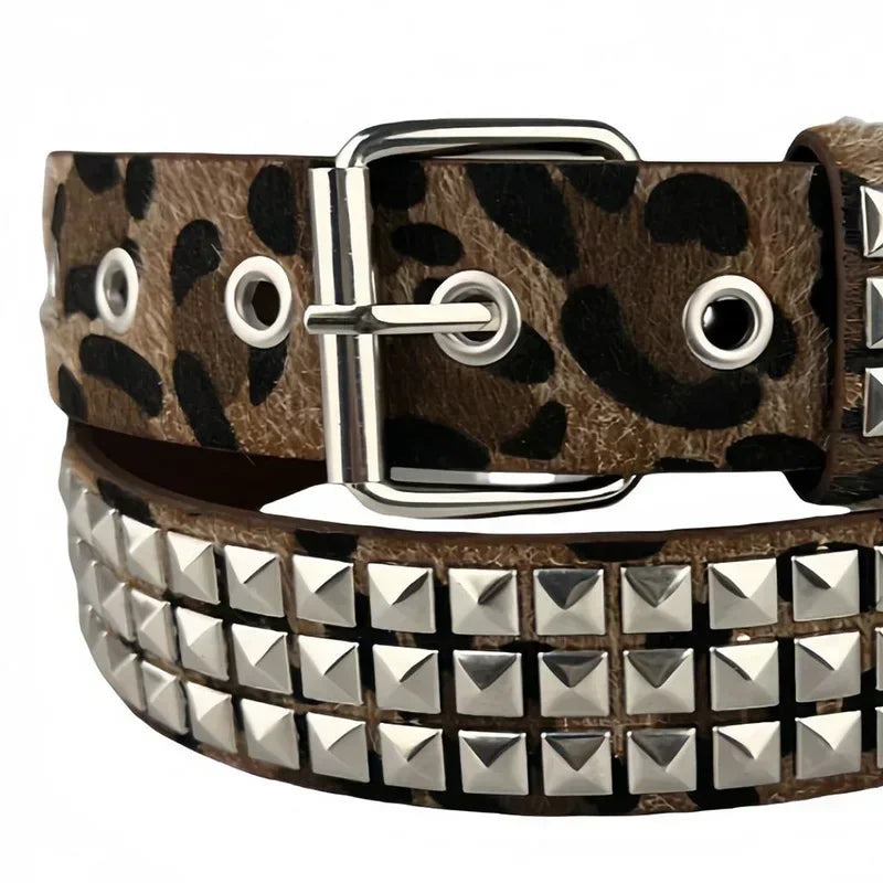 ceinture femme léopard