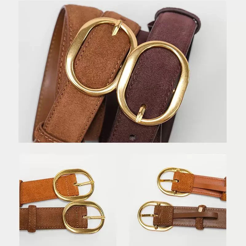 ceinture marron femme