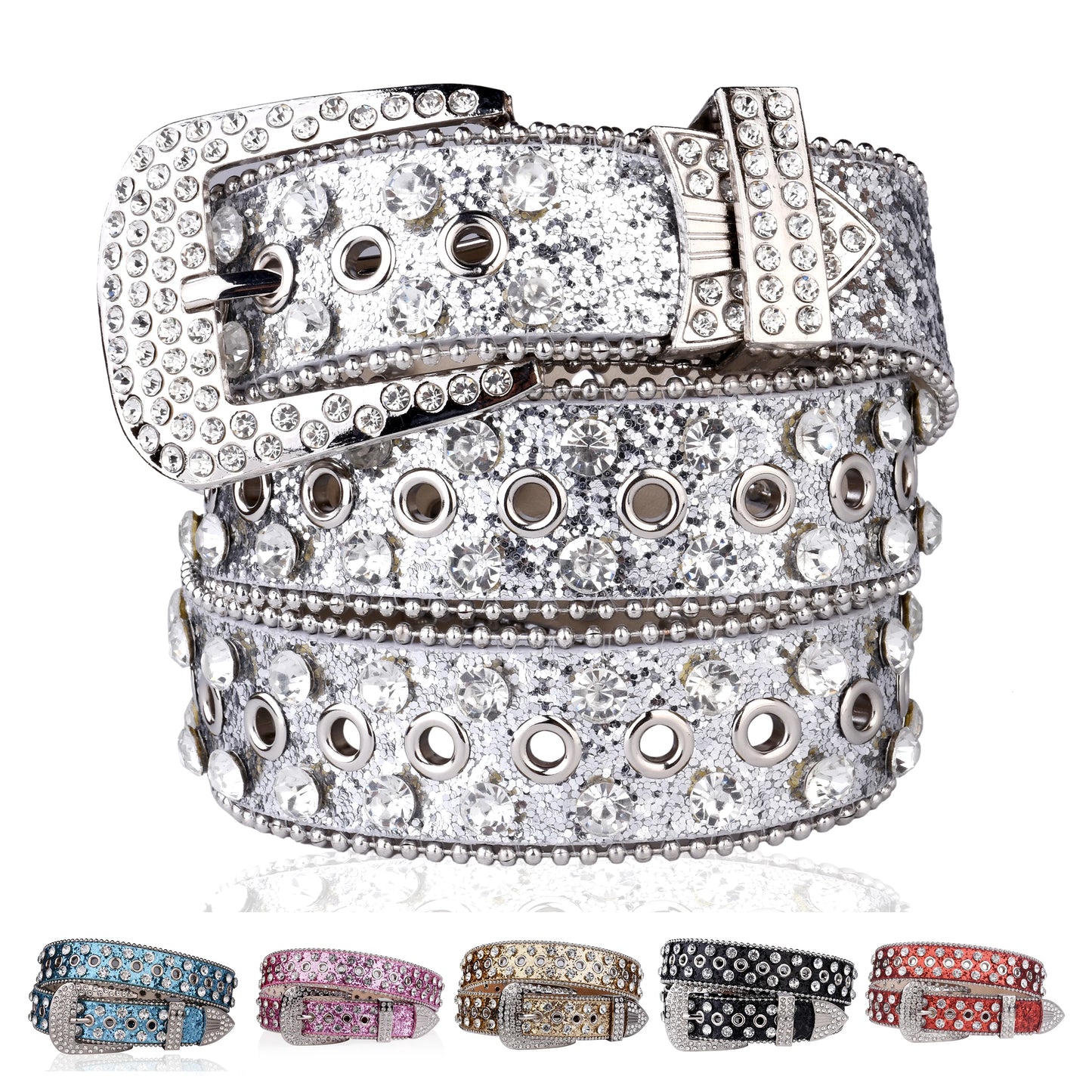 ceinture argentée