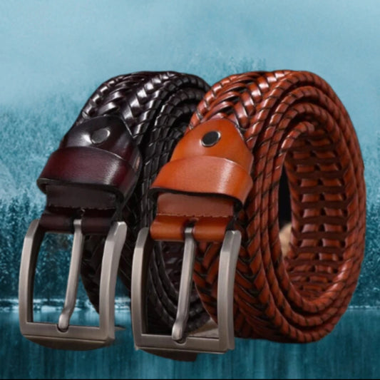 ceinture tressee homme
