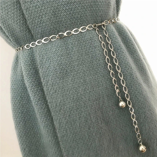 ceinture femme argent