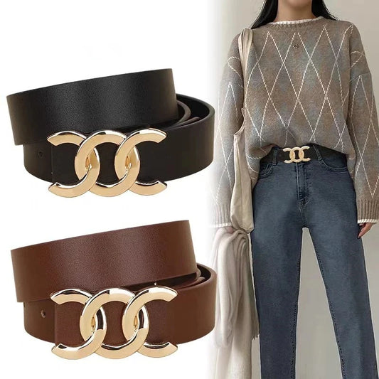 ceinture noire cuir