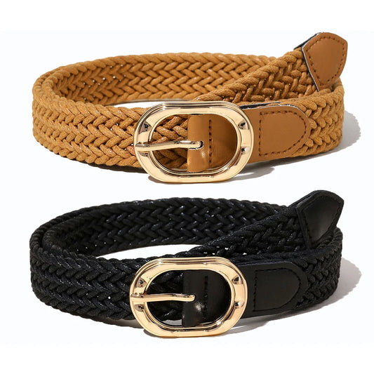 ceinture tressée femme