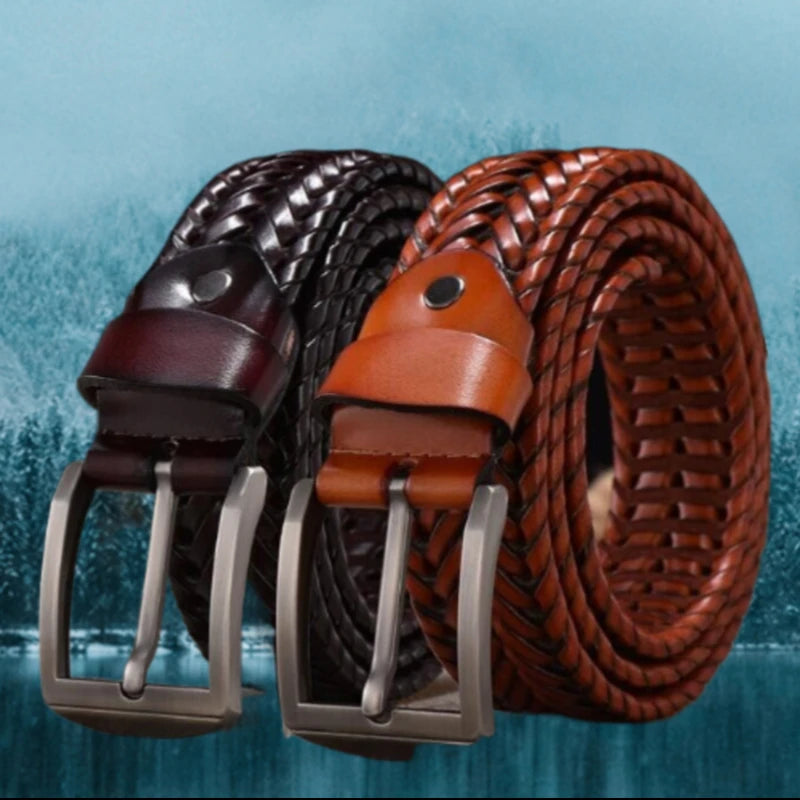 ceinture tressee homme